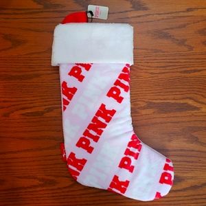 Pink Victoria Secret Christmas Stocking New